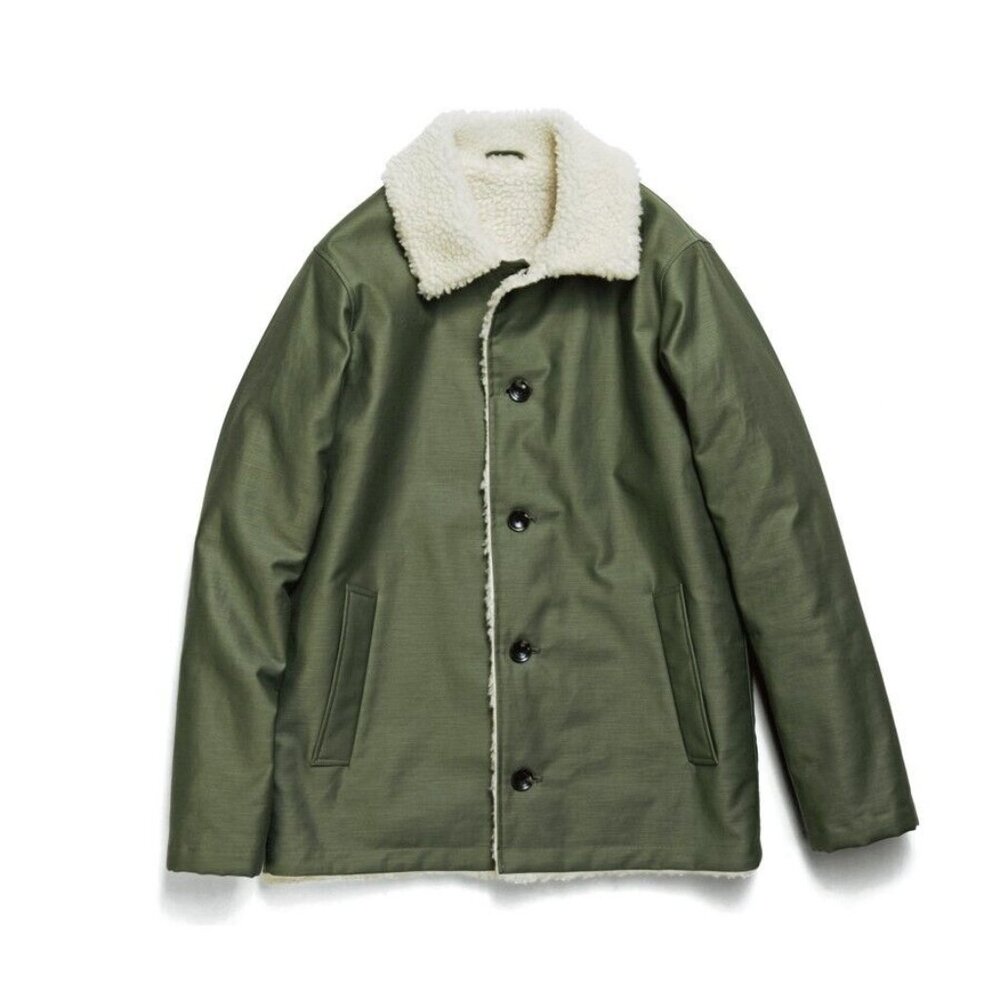 SOPHNET. - UNIFORM EXPERIMENT - Boa faux shearling jacket - Sz 1
